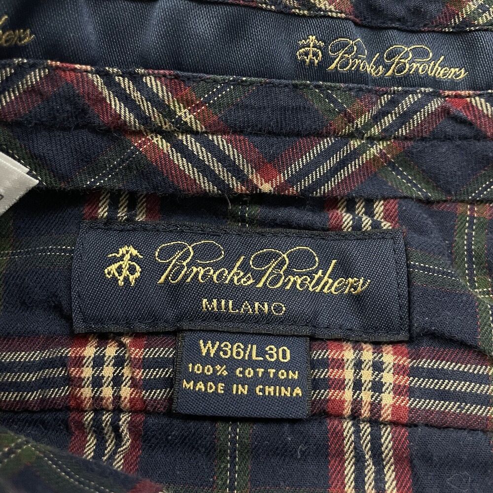 Brooks Brothers Men's W36 x L28 Gray Flat Front Heavyweight Corduroy Pants - Picture 5 of 8